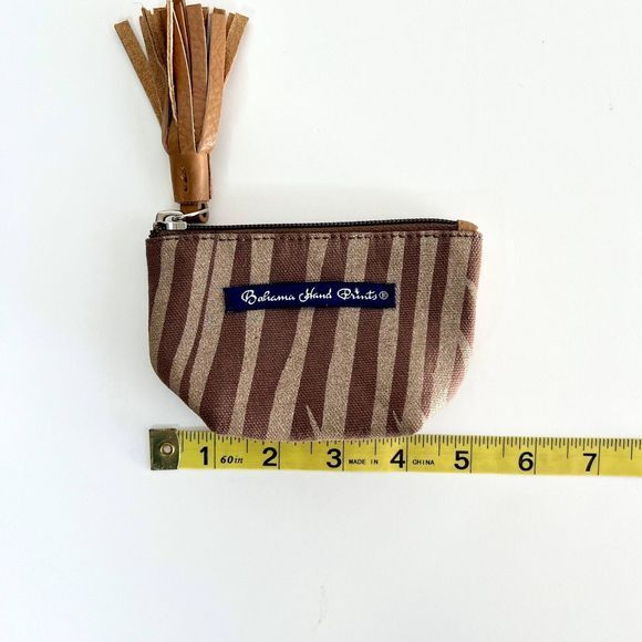 Bahama Hand Prints Set Clutch and Coin Purse-Retired and Rare! - Picture 11 of 13